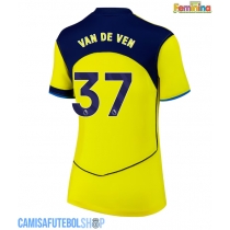 Camisa de time de futebol Tottenham Hotspur Micky van de Ven #37 Replicas 3º Equipamento Feminina 2025-26 Manga Curta